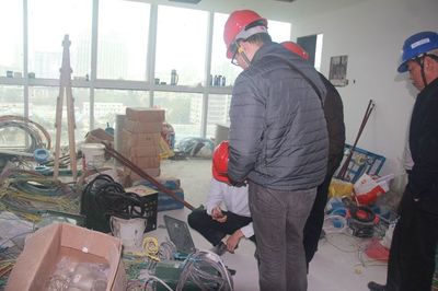 广东三建机电设备安装现场施工观摩学习